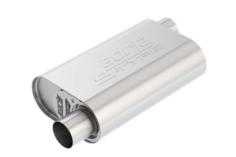 compare product Borla CrateMuffler SBC Hot 350/383 2.5in Offset/Center 14in x 4.35in x 9in S-Type Muffler