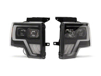 Raxiom 09 - 14 Ford F - 150 G4 Projector Headlights - Black Housing (Clear Lens) - My Store