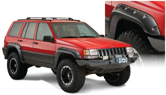 compare product Bushwacker 93-98 Jeep Grand Cherokee Cutout Style Flares 4pc - Black