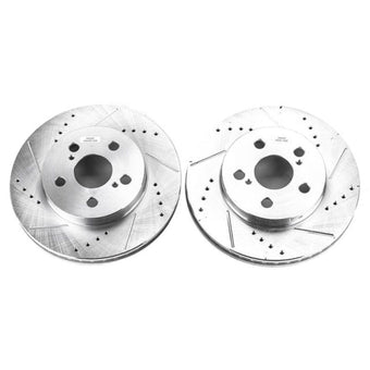 compare product Power Stop 16-19 Toyota Prius Front Evolution Drilled & Slotted Rotors - Pair