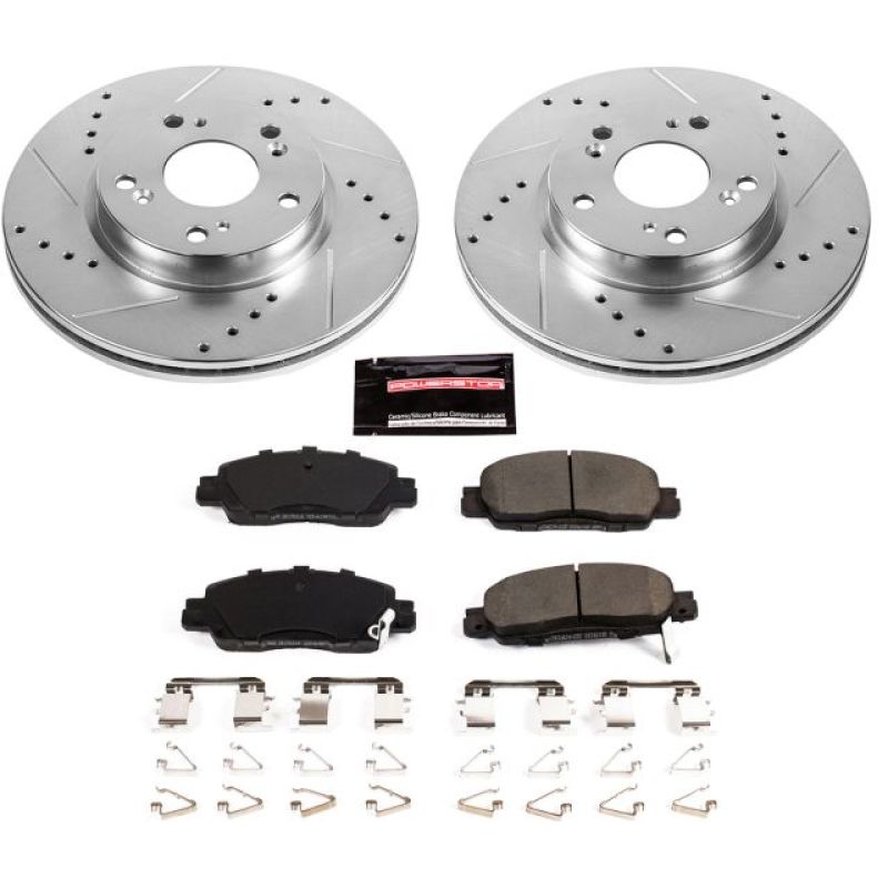 Power Stop 16 - 17 Honda Accord Front Z23 Evolution Sport Brake Kit - My Store