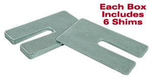 compare product SPC Performance ZINC SHIMS 4x6.5x2.5 deg.