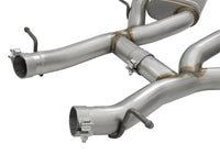 aFe MACHForce XP 3in 304 SS Axle - Back Exhaust Dual Exhaust (NPP) w/ Black Tips 16 - 17 Camaro SS V8 - My Store