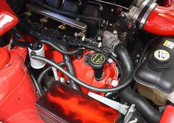 compare product J&L 05-10 Ford Mustang GT/Bullitt/Saleen Passenger Side Oil Separator 3.0 - Clear Anodized
