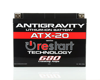 compare product Antigravity YTX20 Lithium Battery w/Re-Start