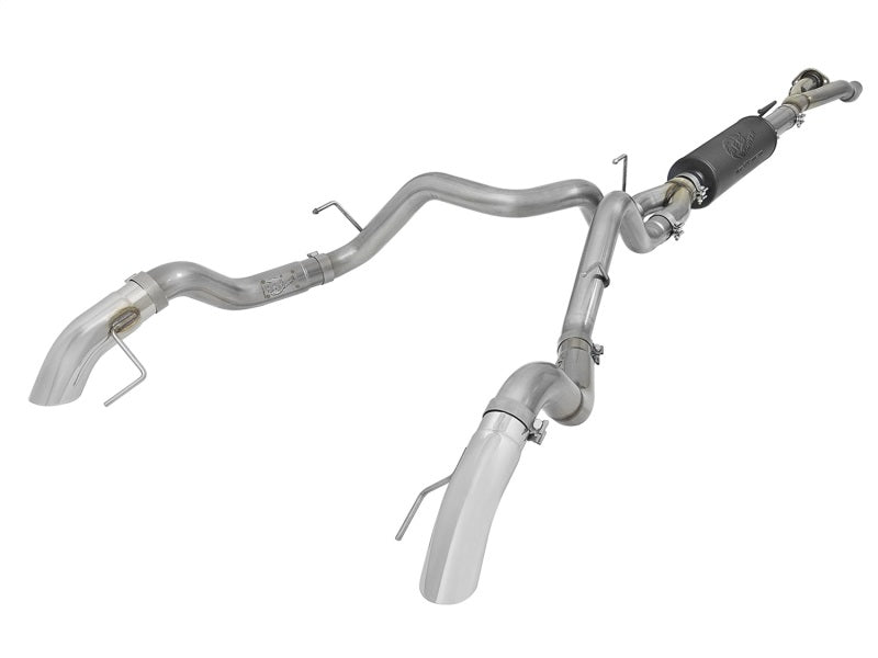 aFe MACH Force - XP Cat - Back Exhaust w/ Dual Hi - Tuck Pol Tips 17 - 18 Ford F - 150 Raptor V6 - 3.5L - My Store
