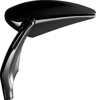 compare product Performance Machine Mirror Assembly Left Torque - Black Ano