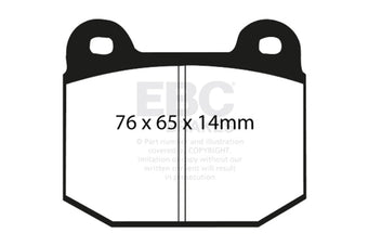compare product EBC 03-04 Infiniti G35 3.5 (Manual) (Brembo) Bluestuff Rear Brake Pads
