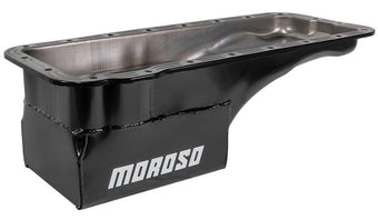 compare product Moroso Ford 352-428 FE (w/Front Sump) Deep Wet Sump 7qt 7.5in Steel Oil Pan