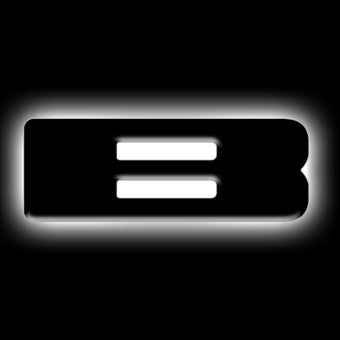 compare product ORACLE Lighting Universal Illuminated LED Letter Badges - Matte Blk Surface Finish - B