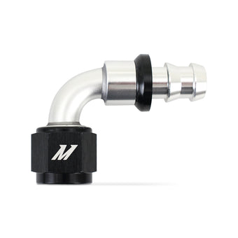compare product Mishimoto 90 Degree Push Lock Fitting - 8AN