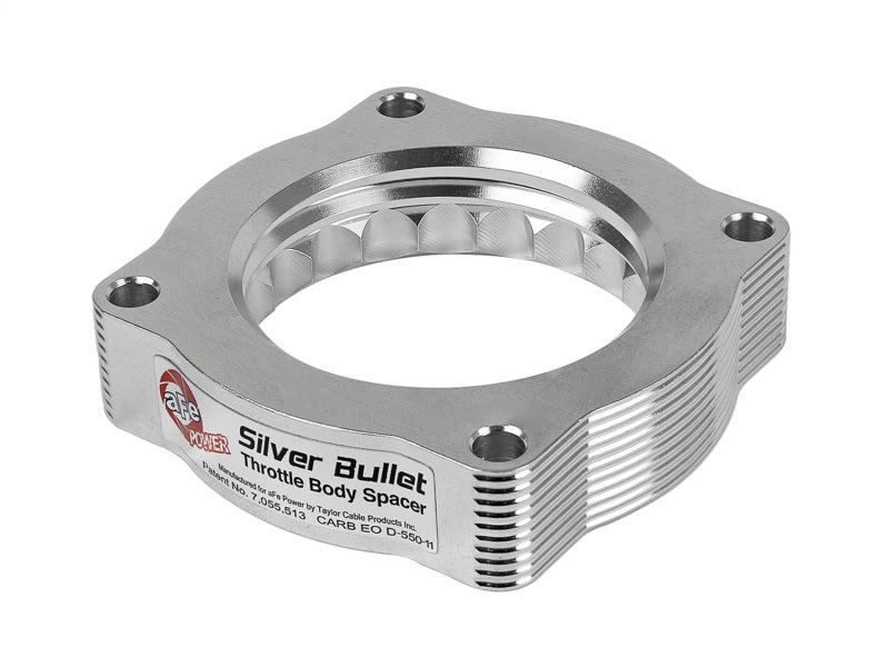 aFe Silver Bullet Throttle Body Spacer N62 Only BMW (E53) 04 - 09 5series (E60) 04 - 09 6series (E63/64) - My Store