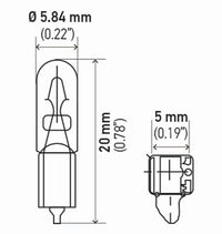 Hella Bulb 2721 12V 12W W2X46D T15 (2) - My Store