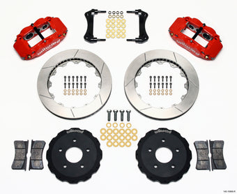 compare product Wilwood Narrow Superlite 6R Front Hat Kit 13.06in Red Backdraft Cobra (BMW E36 Based)