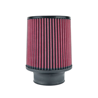 compare product Injen High Performance Air Filter - 3 1/2 Black Oiled Filter 6  Base / 6 7/8 Tall / 5 1/2 Top
