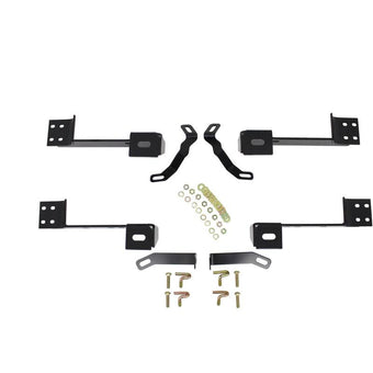 compare product Westin 99-14 Chevy Silv 2500/3500 Reg/Ext Cab Premier Oval Nerf Step Bar Mount Kit - Blk