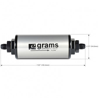 compare product Grams Performance 20 Micron -6AN Fuel Filter
