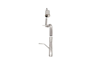 compare product Corsa 2007-2018 Jeep Wrangler JKU 3.6L Sport 2.75in Cat-Back Exhaust w/ Turn Down Tip