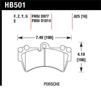 compare product Hawk 07-15 Audi Q7 Base / Premium HP+ Compound Front Brake Pads