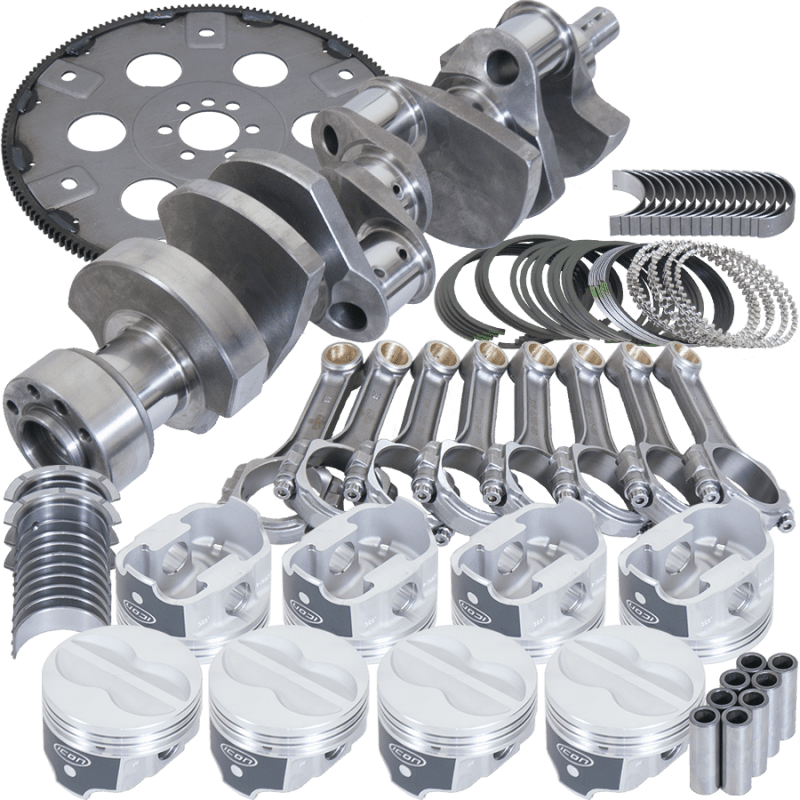 Eagle Chevy 350 1Pc 3.750in Crank 5.700in I - Beam Rods - 10cc 4.030in Pistons Balanced Assembly - My Store