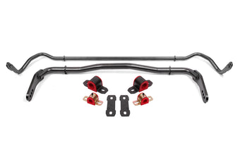 compare product BMR 08-19 Dodge Challenger Front/Rear Hollow 38mm/25mm Sway Bar Kit w/ Bushings - Black Hammertone