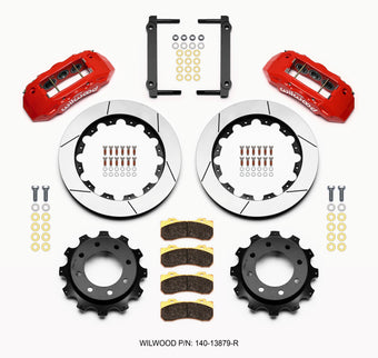 compare product Wilwood TX6R Rear Kit 16.00in Red 1999-2010 GM Trk 2500 HD 4.84 Cntr