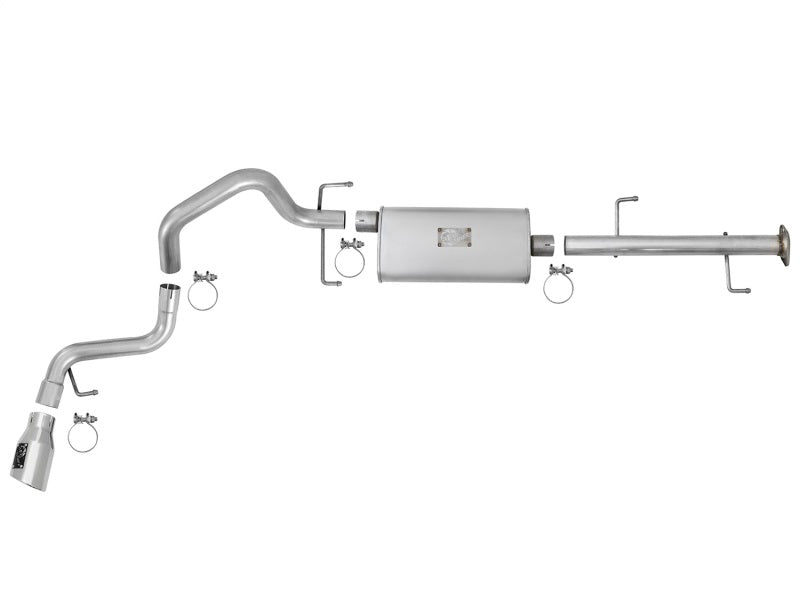 aFe Scorpion 2 - 1/2in Alum Steel Cat - Back Exhaust w/ Polished Tips 07 - 17 Toyota FJ Cruiser V6 4.0L - My Store
