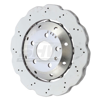 compare product SHW 13-15 Audi RS5 4.2L Rear Drilled-Dimpled Lightweight Wavy Brake Rotor (8T0615601A)