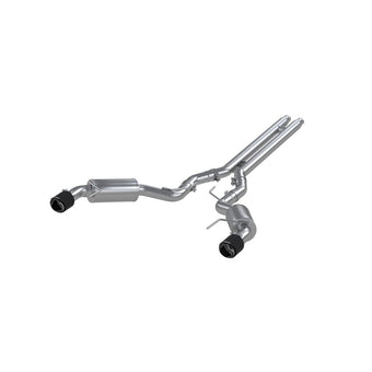 compare product MBRP 15-17 Ford Mustang GT 5L(Coupe) 3in Catback Dual Split Rear w/ 4.5in Carbon Fiber Tips (Street)