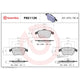 Brembo 2015 Volkswagen Tiguan/CC/Passat/ Audi Q3 Quattro Rear NAO Brake Pad - My Store