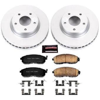 compare product Power Stop 13-18 Nissan Sentra Front Z17 Evolution Geomet Coated Brake Kit