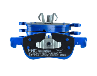 compare product EBC 04-05 Mitsubishi Lancer Evo 8 2.0T (FQ400 w/Alcon Caliper) Bluestuff Front Brake Pads