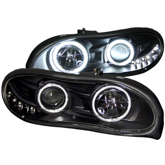 compare product ANZO 1998-2002 Chevrolet Camaro Projector Headlights w/ Halo Black