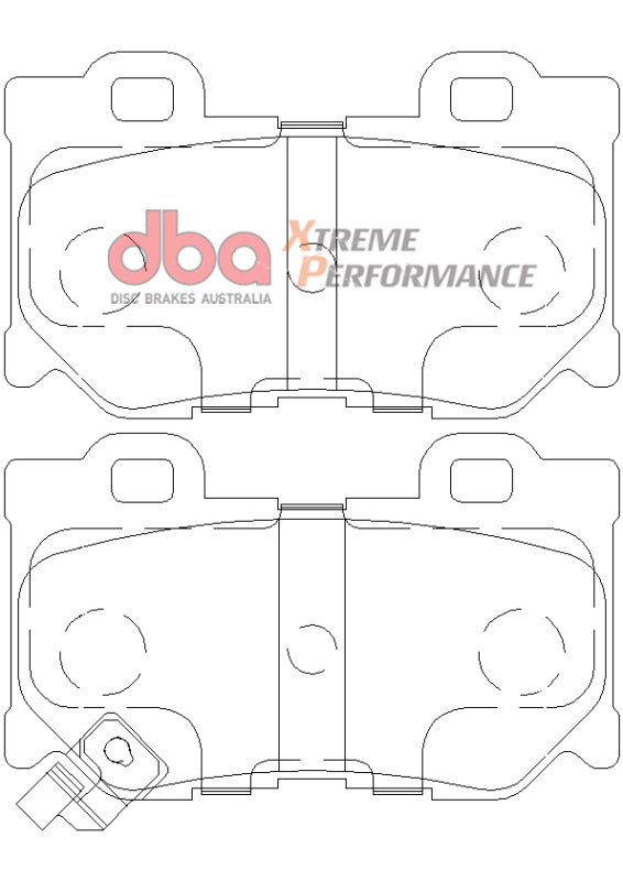 DBA 2009+ Nissan 370Z XP Extreme Performance Rear Brake Pads - My Store