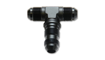 compare product Vibrant -4AN Bulkhead Adapter Tee Fitting - Anodized Black Only