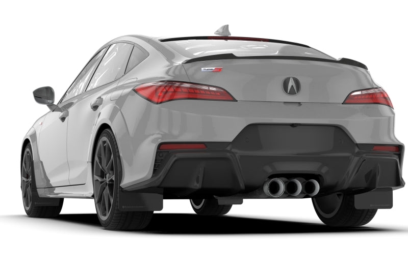 Rally Armor 23 - 26 Acura Integra Type S Black Mud Flap w/Dark Grey Logo - My Store