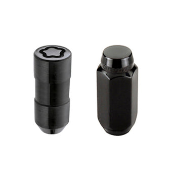 compare product McGard 8 Lug Hex Install Kit w/Locks (Cone Seat Nut) M14X1.5 / 13/16 Hex / 1.945in. Length - Black