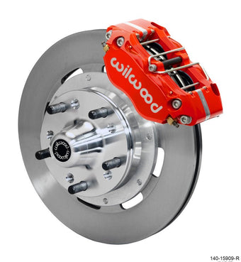 compare product Wilwood Dynapro 4R Front Kit 11.75in Ultralite HP Rotors - Red
