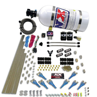 compare product Nitrous Express Pro-Shk/Gas (200-600HP) 2 Fuel 1 Supershark Solenoid Nitrous Kit w/10lb Bottle