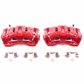 compare product Power Stop 07-12 Acura RDX Front Red Calipers w/Brackets - Pair
