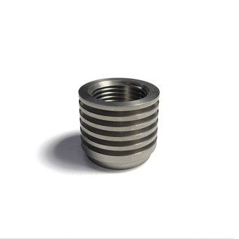 compare product Ticon Industries Titanium O2 Sensor Bung w/ Built In Heat Sink (M18x1.5)