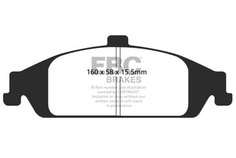 compare product EBC 98-01 Chevrolet Malibu 2.4 Ultimax2 Front Brake Pads