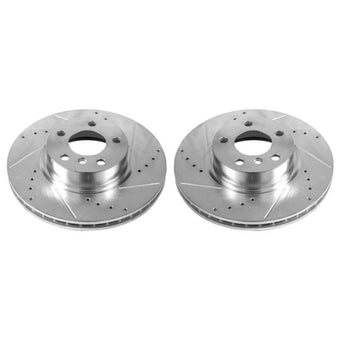 compare product Power Stop 11-17 BMW X3 Front Evolution Drilled & Slotted Rotors - Pair