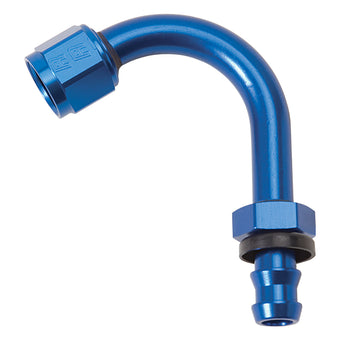 compare product Russell Performance -10 AN Twist-Lok 120 Degree Hose End (1-1/4in Radius)