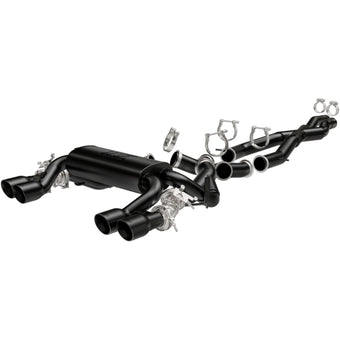 compare product MagnaFlow 15 BMW M3/M4 L6 3.0L SS Cat-Back Perf. Sport Quad Split Rear Exit Exht - 3.5in Black Tips