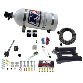 compare product Nitrous Express 4150 4-BBL/Gasoline Nitrous Kit (50-300HP) w/10lb Bottle