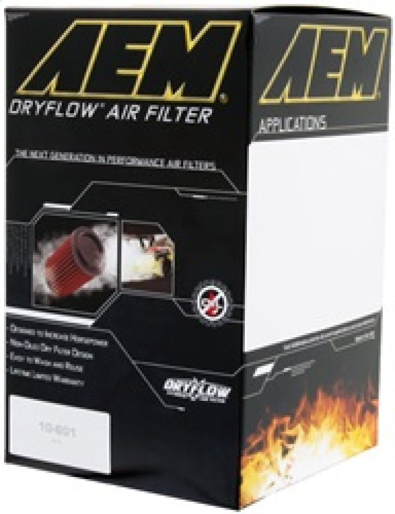 AEM DryFlow Air Filter - Round 2.75in ID x 6.25in OD x 8.25in H fits 2007 - 2014 Ford/Volvo - My Store