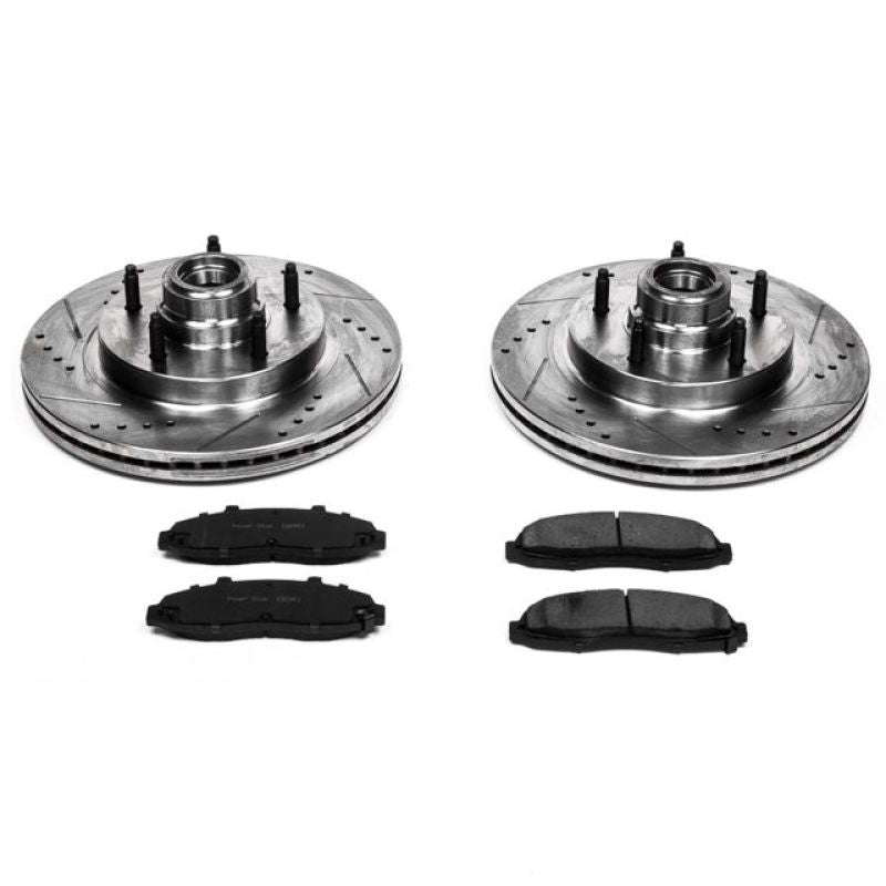 Power Stop 97 - 00 Ford F - 150 Front Z23 Evolution Sport Brake Kit - My Store
