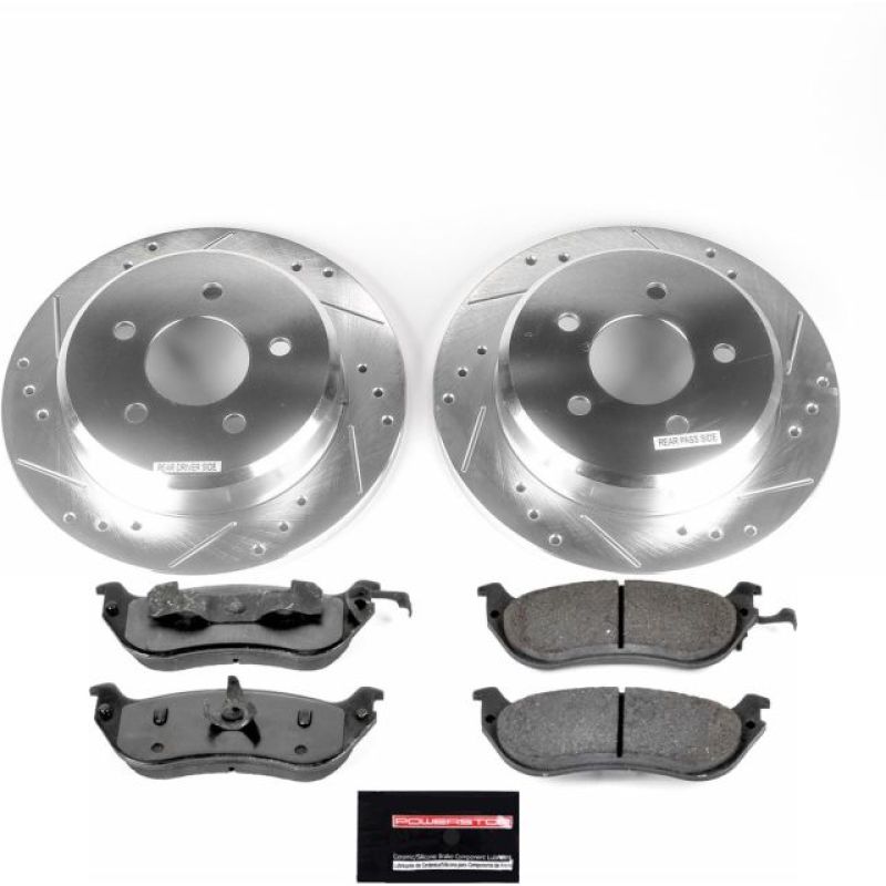 Power Stop 96 - 02 Ford Crown Victoria Rear Z36 Truck & Tow Brake Kit - My Store