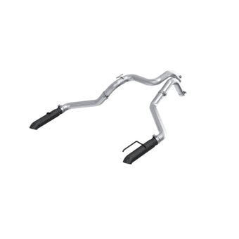 compare product MBRP 24-25 Ford Ranger Raptor 3.0L 3in Dual Rear Turn-Down Axle Back Exhaust - Armor BLK Tips